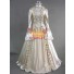 Beige Viktorianisches Kleid Civil War Kleid Faschingskostüme
