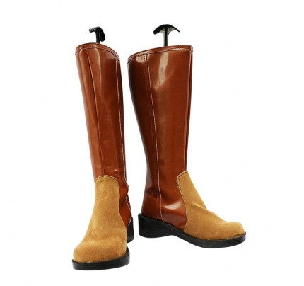 Final Fantasy Aerith cosplay Schuhe oder Stiefel braun