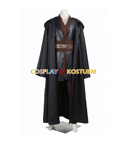 Star Wars Anakin Skywalker Cosplay Kleidung oder Kleider schwarz Umhang