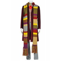 Doctor Who Cosplay Vierter Doctor Tom Baker Kostüme mit Schal