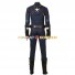 Avengers Steve Rogers Cosplay Kleidung   Kleider Jumpsuit weiß