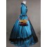Marie Antoinette Ballkleid Viktorianische Kleidung Blau Halloweenkostüm