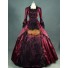 Viktorianisches Ballkleid Marie Antoinette Kleider Weinrot