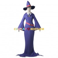 Little Witch Academia Sucy Mambavaran Cosplay Kostüm oder Kleidung violett