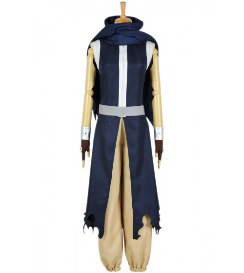 Fairy Tail Cosplay Gajeel Redfox Fasching Combat Uniform
