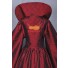 Historisches Kostüm Retro Rot Ballkleid