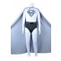 Superman Clark Kent Jumpsuits Grau Umhang