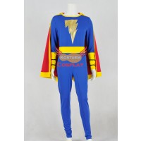 Captain Marvel Jr. Freddy Freeman Blau Jumpsuits