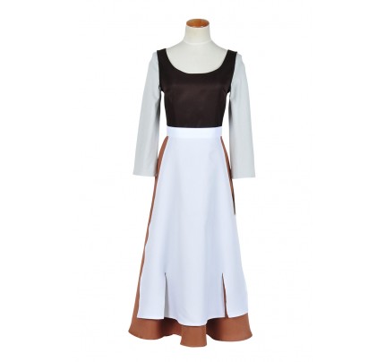 Cinderella Cosplay Cinderella Grau Maidkleid 
