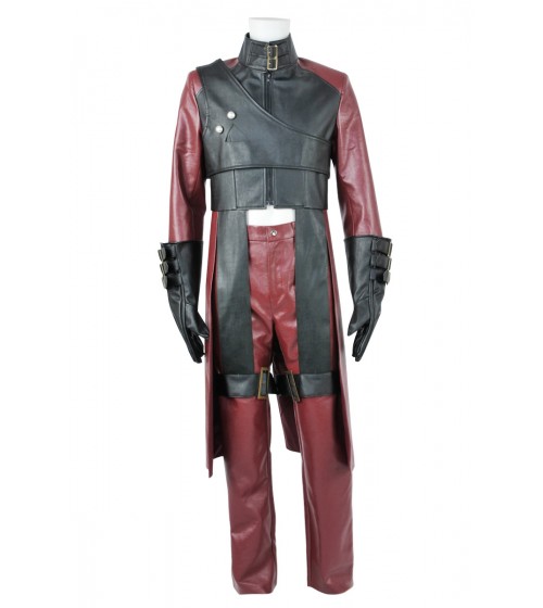 Devil May Cry Dante Rot Leder Uniform