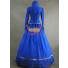 Gotische Kleidung Karnevalskostüm Blau