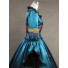 Marie Antoinette Ballkleid Viktorianische Kleidung Blau Halloweenkostüm