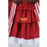 Noucome Chocolat Rot Baumwolle Kleid
