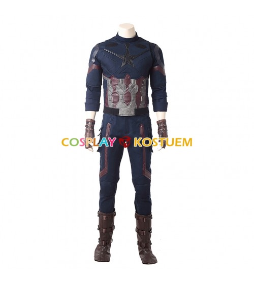 Avengers  Cosplay Kleidung   Steve Rogers  Cosplay  Kleider dunkelrot