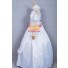 Alice im Wunderland Weiße Königin Kleid