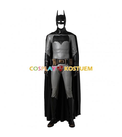 Batman Bruce Wayne Cosplay Kleidung oder Cosplay Kleider Jumpsuit bleigrau