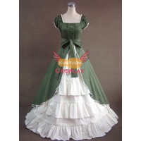 Oliv Gothic Lolita dress Rokoko Kleider