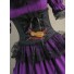 Violett Viktorianische Kleidung Gotik-Kleid Lolita Brautkleid