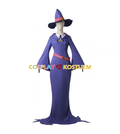 Little Witch Academia Sucy Mambavaran Cosplay Kostüm oder Kleidung violett