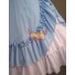 Blau Südstaatenkleid Lolitakleider Karnevalskostüm