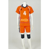 Haikyū Yū Nishinoya Orange Uniform