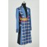Doctor Who Sechster Doctor Blau Mantel