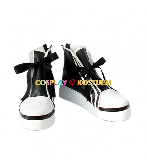 Final Fantasy Tifa Lockhart cosplay Schuhe oder Stiefel schwarz weiß