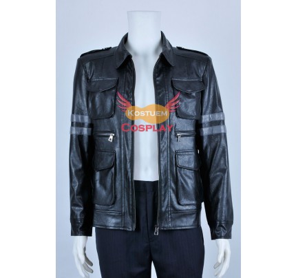 Resident Evil Leon Scott Kennedy Schwarz Jacke 