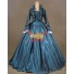 Civil War Kleid Viktorianisches Kleider Graublau Satin