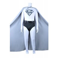 Superman Clark Kent Jumpsuits Grau Umhang