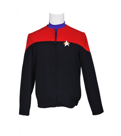 Star Trek Voyager Kapitän Bestmann Rot Schwarz Uniform