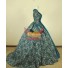 Viktorianische Kleidung Renaissance Ballkleid Karnevalskostüm Blau