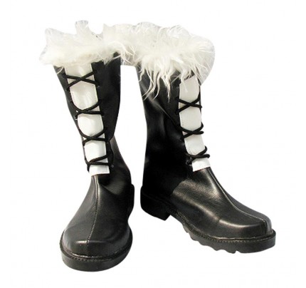D.Gray-man Zwillinge cosplay Schuhe oder Stiefel schwarz weiß