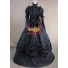 Gotische Kleidung Schwarz Lolitakleider Viktorianisches Kleid