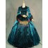 Viktorianisches Ballkleid Marie Antoinette Kleid grün