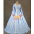 Marie Antoinette Kleid Viktorianisches Ballkleid Brautkleider Hellblau