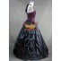 Steampunk Lolitakleider Viktorianische Kleidung Rot-Schwarz