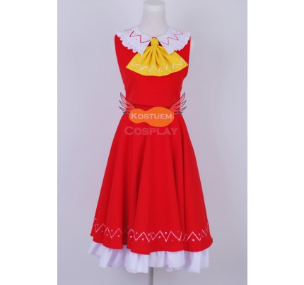 Touhou Project Reimu Hakurei Rot Kleid 