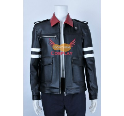 Prototype Alex Mercer Leder Schwarz Mantel 