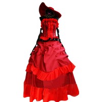 Black Butler Cosplay Madam Red Kostüme Kleid
