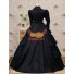Schwarz Karneval Viktorianische Kleider Marie Antoinette Kleid