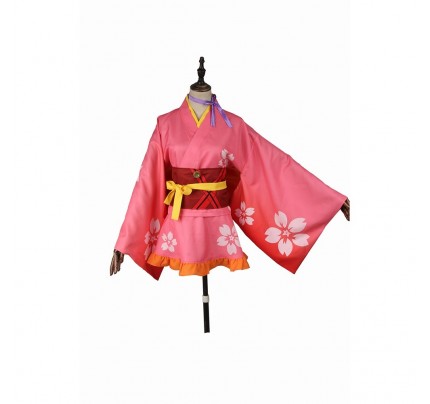 Kabaneri of the Iron Fortress Mumei Cosplay Kostüm oder Kleidung dunkelrosa