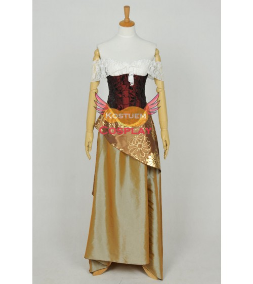 Das Phantom der Oper Christine Daaé Mattgolden Kleid